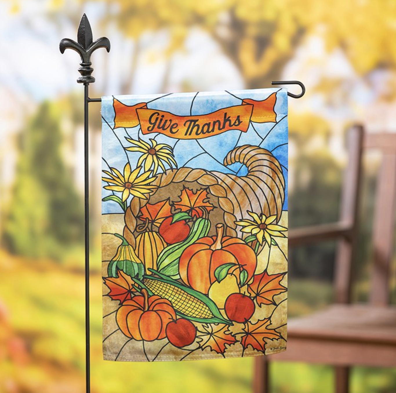 Decorative Flag - 3 Fall Styles