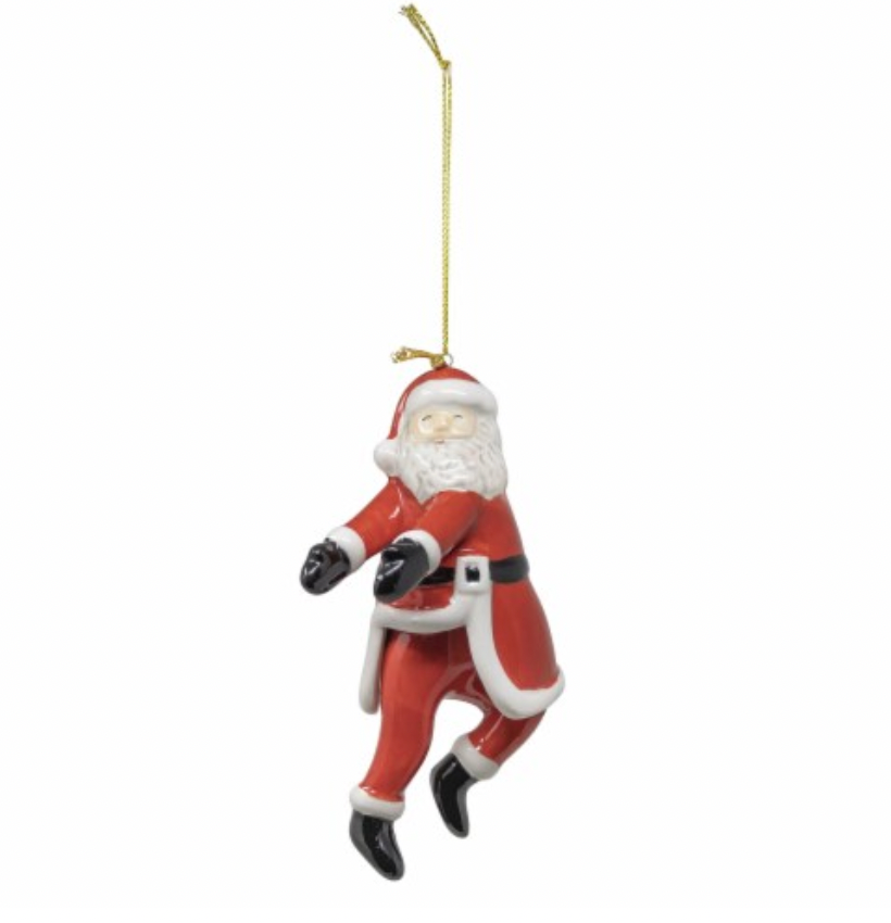 Dancing Santa Ornaments
