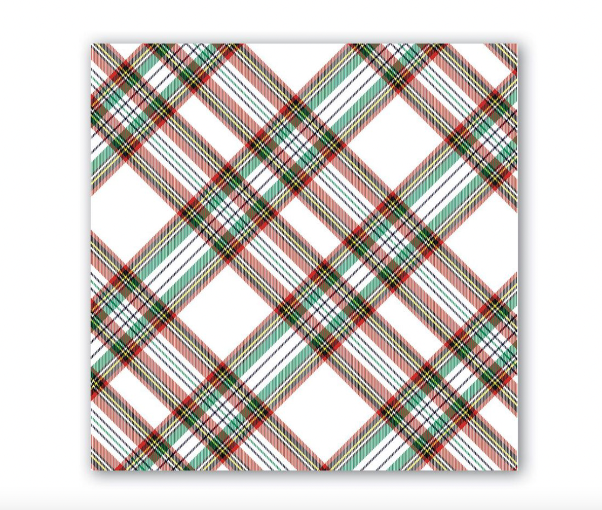 Holiday Luncheon Napkins - 6.5" x 6.5" (Select from 3 Patterns)