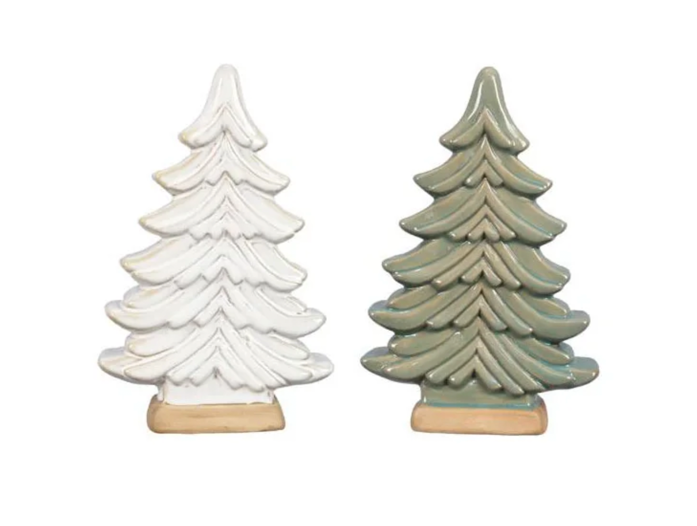 Stoneware Winter Trees
