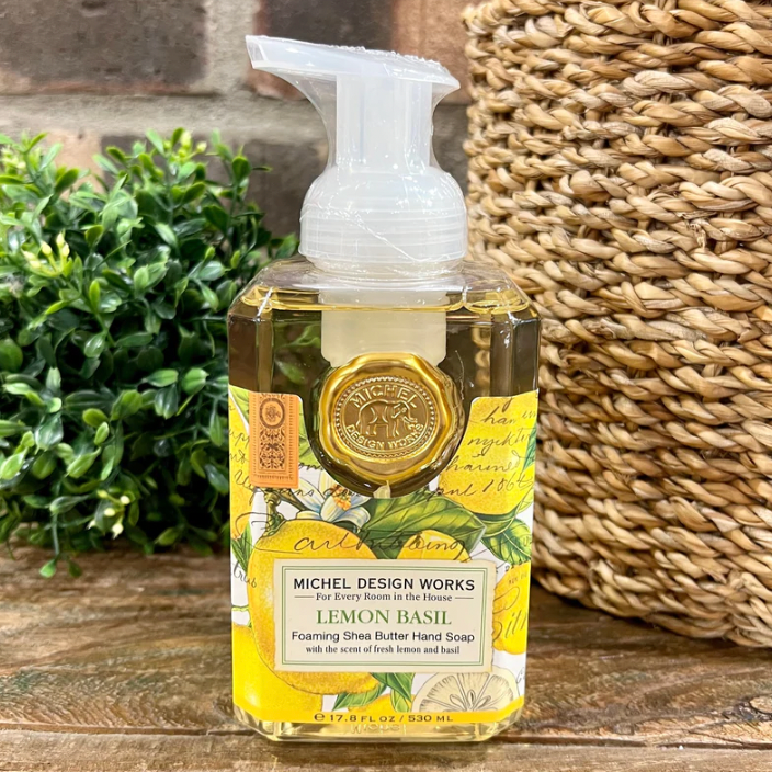 Michel Design Works Lemon Basil Foaming Hand Soap