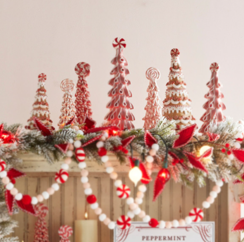 Felt Peppermint Garland