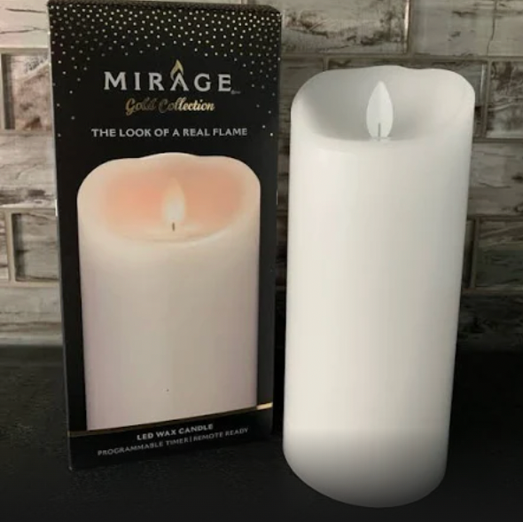 Mirage Flameless Candle Remote Ready - (Select from 5+ Styles/Sizes)