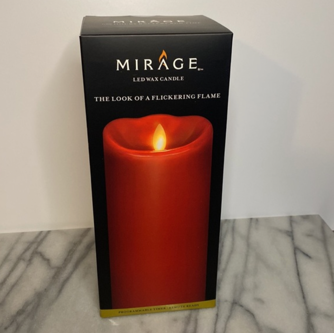 Mirage Flameless Candle Remote Ready - (Select from 5+ Styles/Sizes)