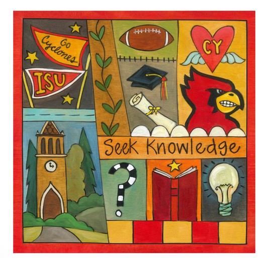 Sticks - "Iowa State" Plaque