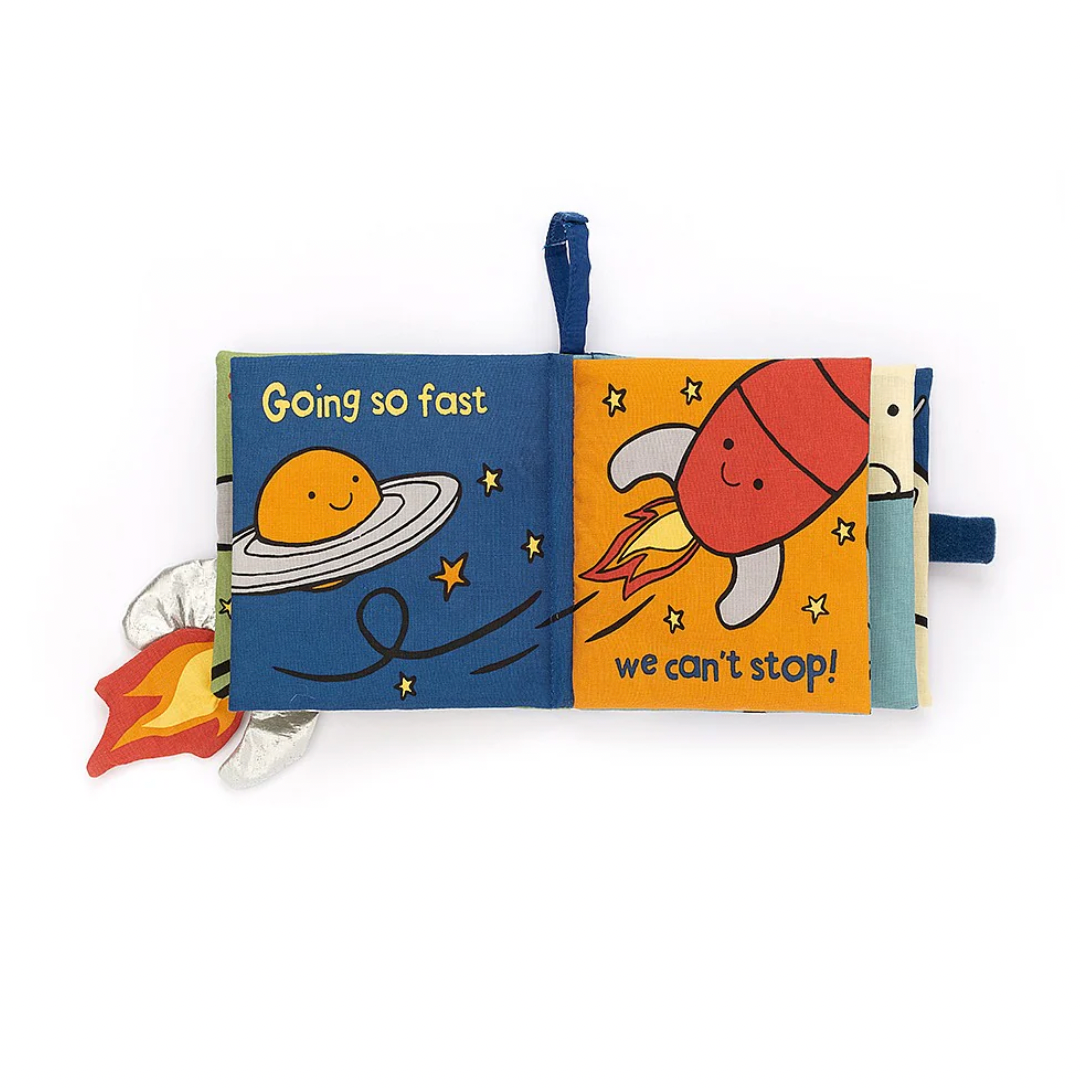 Jellycat Zoom to the Moon Soft Book