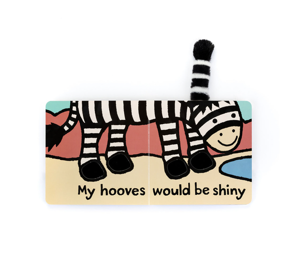 Jellycat If I were a Zebra Book