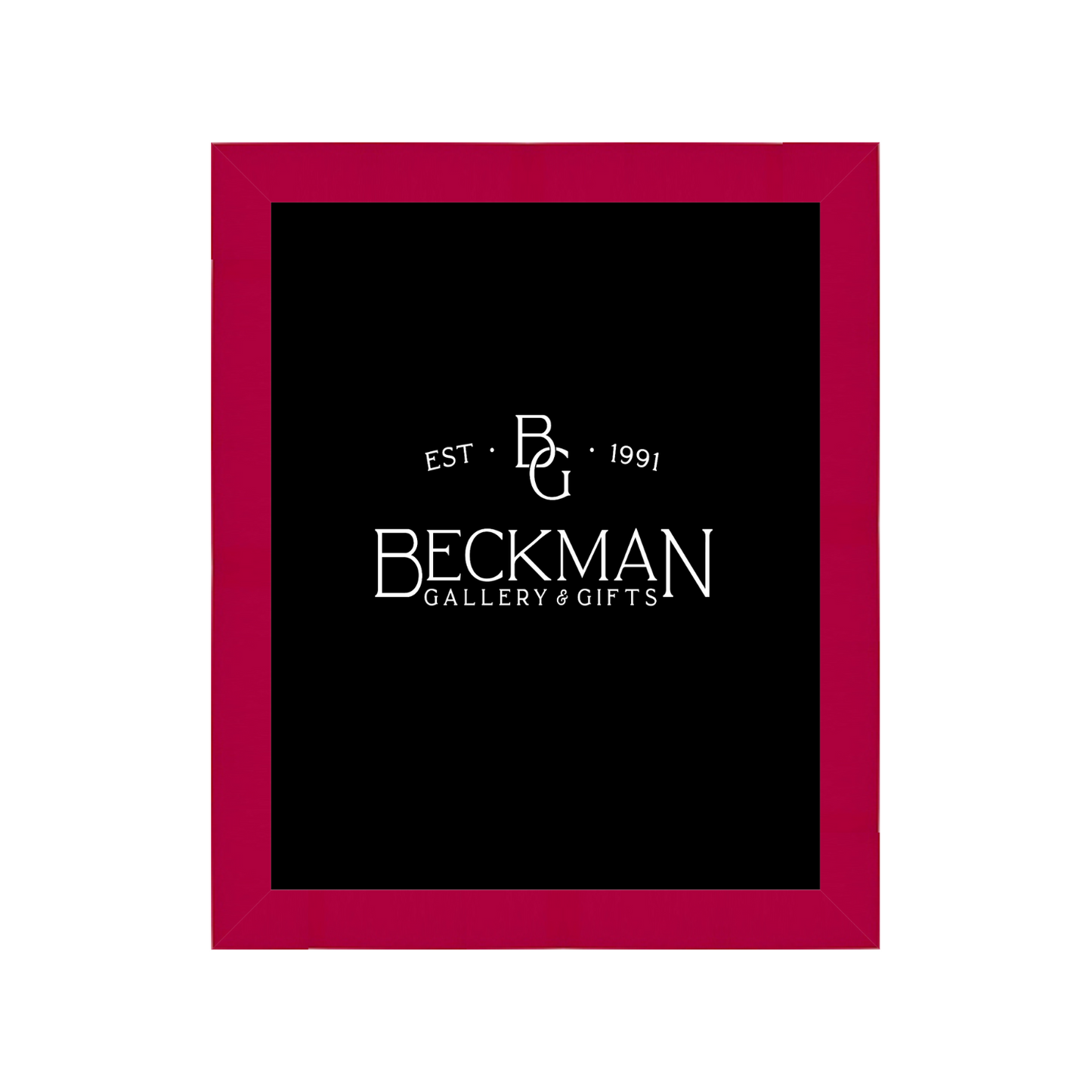 Beckman Gallery - Confetti Red Frame 7/8"