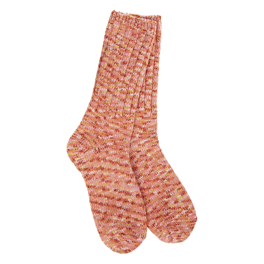 World's Softest Socks - Women's Weekend Ragg Crew. Brandy
