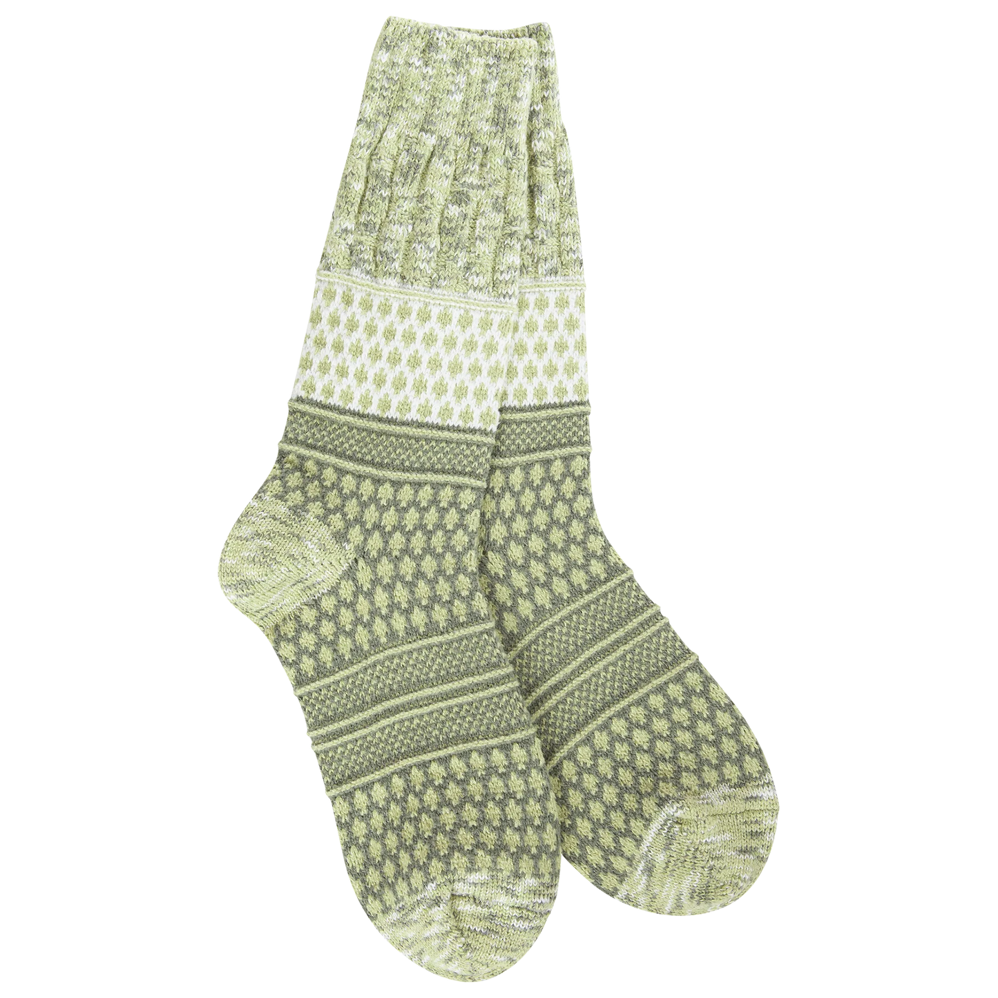 World's Softest Socks - Women's Weekend Gallery Crew. Envy Multi