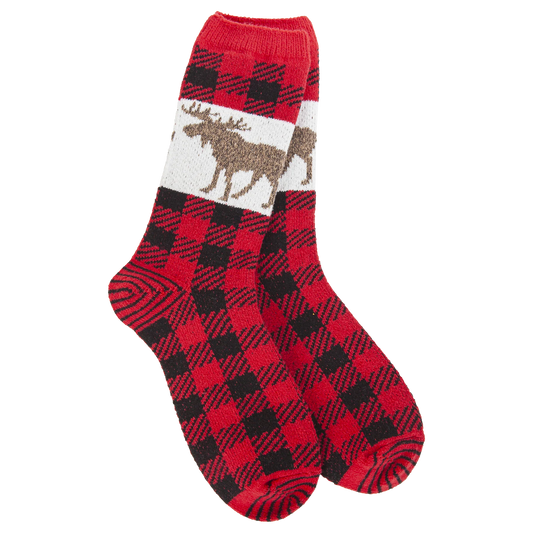 World's Softest Socks - Women's Nature Walk Crew. Red
