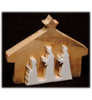 Wood Three Kings Puzzle