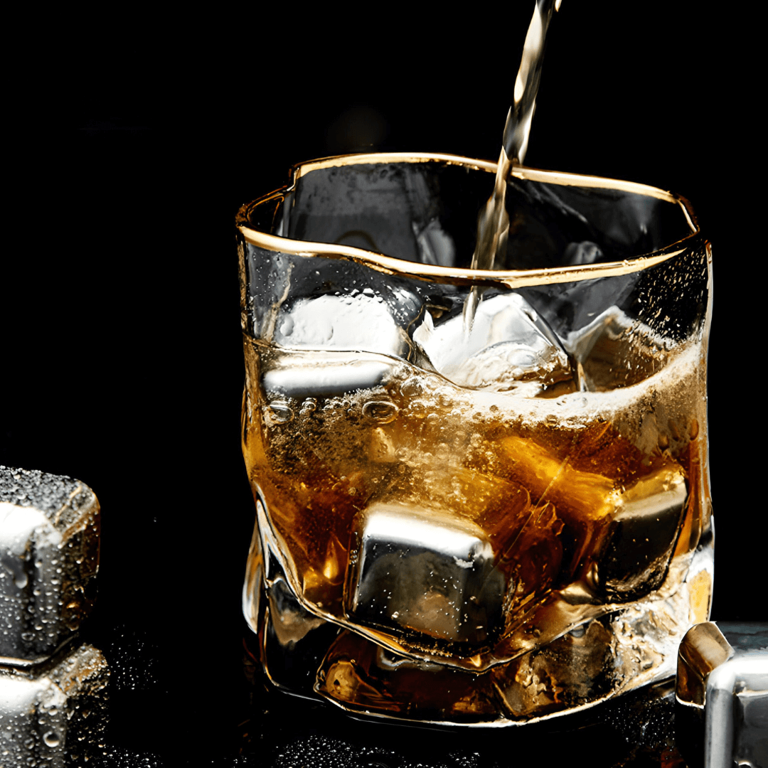 TsukiGlass - Gold Hoshi Japanese Crystal Whisky Glass