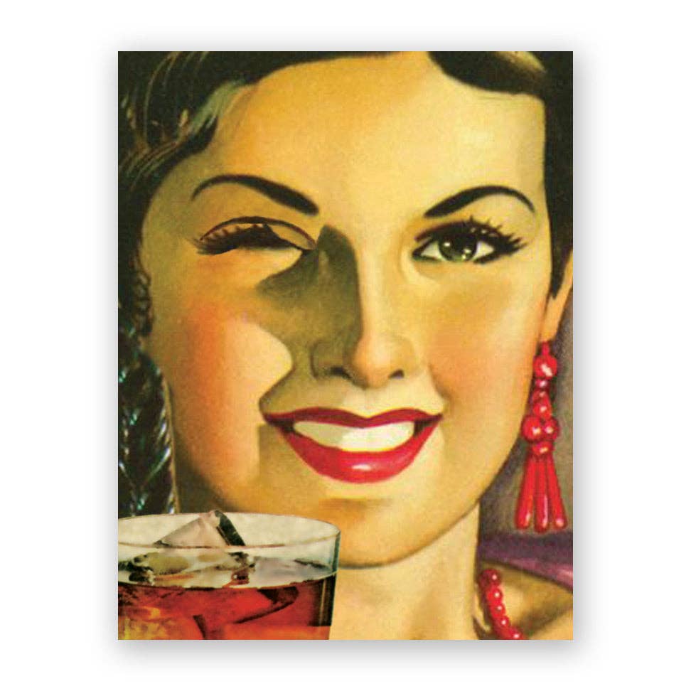 Slow Wink Birthday Greeting Card