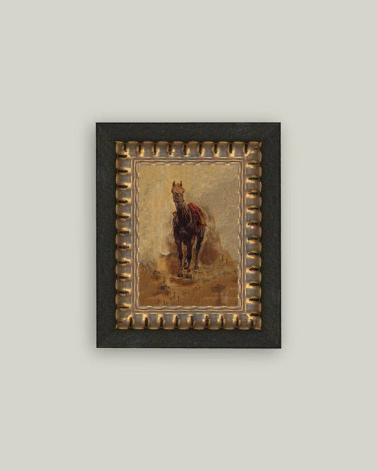 Petal Lane Home - Horse Study Framed Antique Art