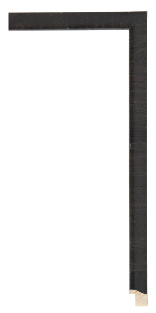 Beckman Gallery - Lisbon Aged Black 7/8" Ready Made Picture Frame