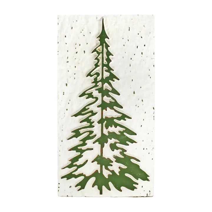 Wood Plaster Style Tree Sign