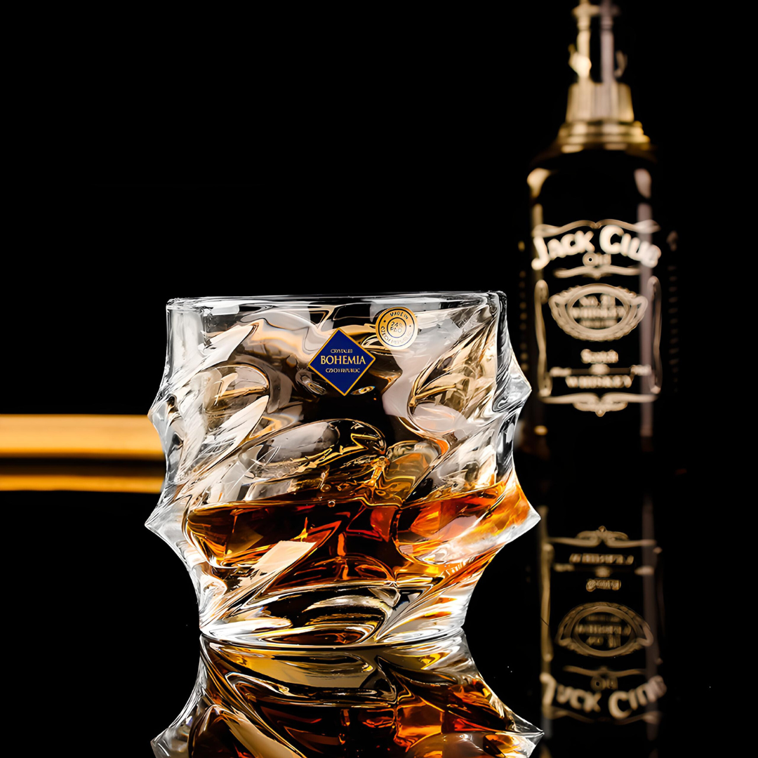 TsukiGlass - Storm Japanese Crystal Whisky Glass