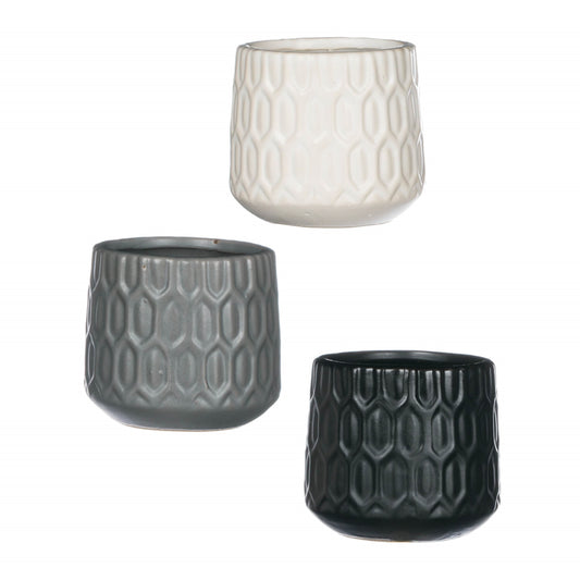 Embossed Mini Pots