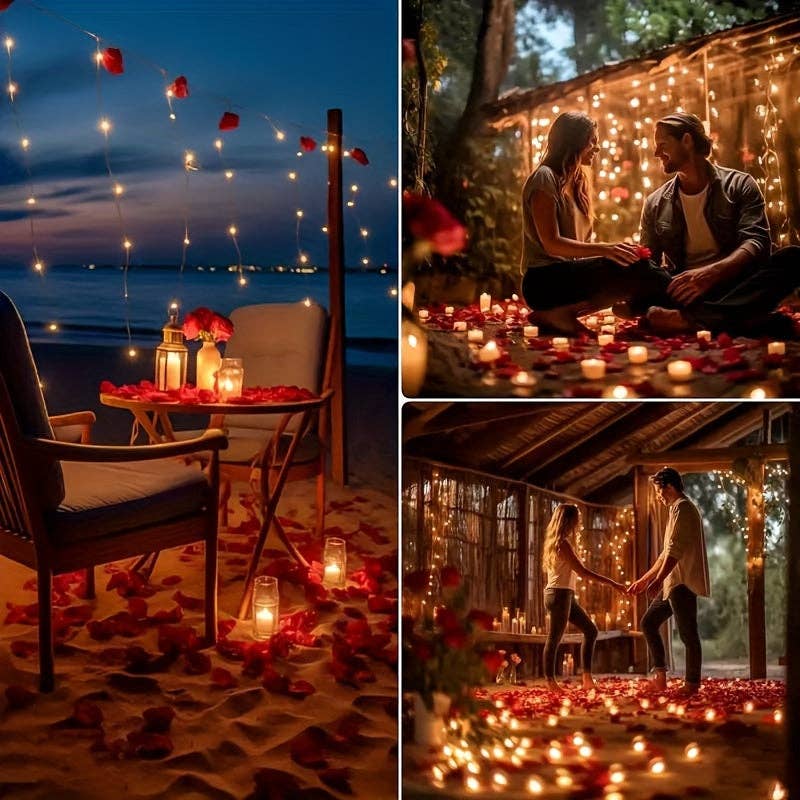 Flameless Flickering LED Tea Light Candles
