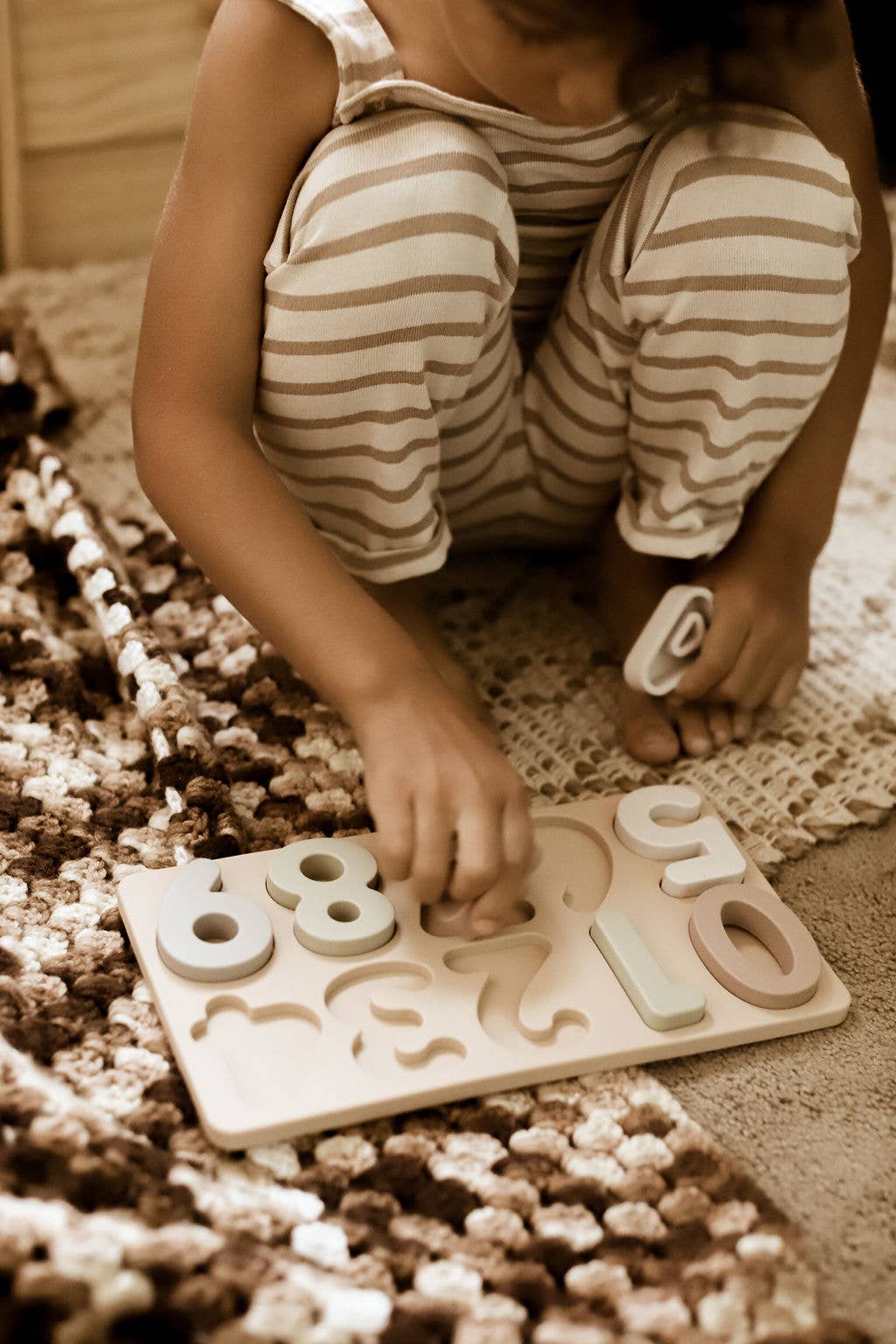 Soft Silicone Number Puzzle (11-pc) for Toddlers