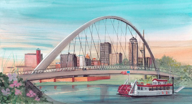 Des Moines By The River, P Buckley Moss