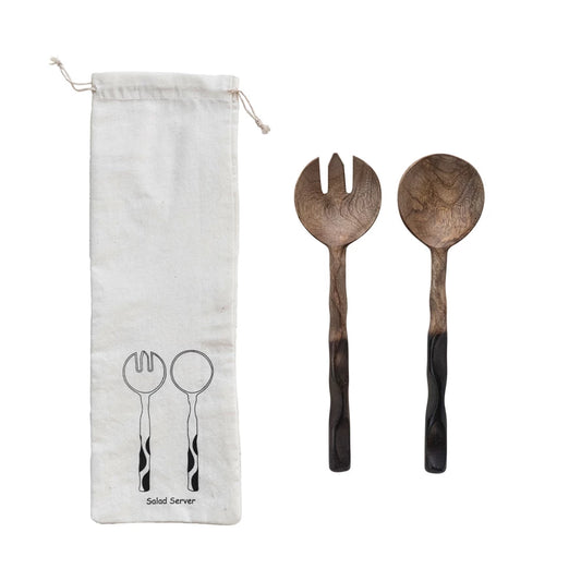 Creative Co-Op - Mango Wood Salad Servers