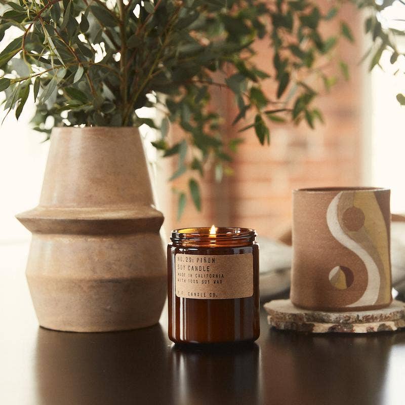 P.F. Candle Co. Piñon - 7.2 oz Standard Soy Candle