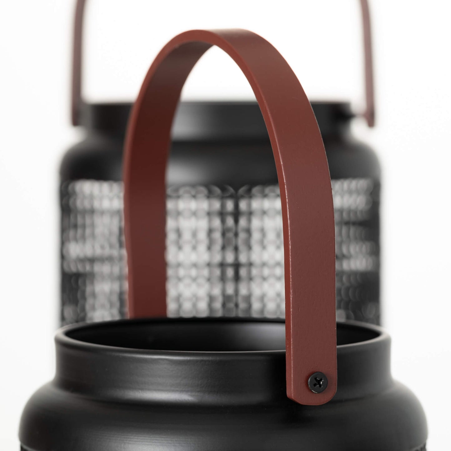 MODERN BLACK CAGED LANTERN