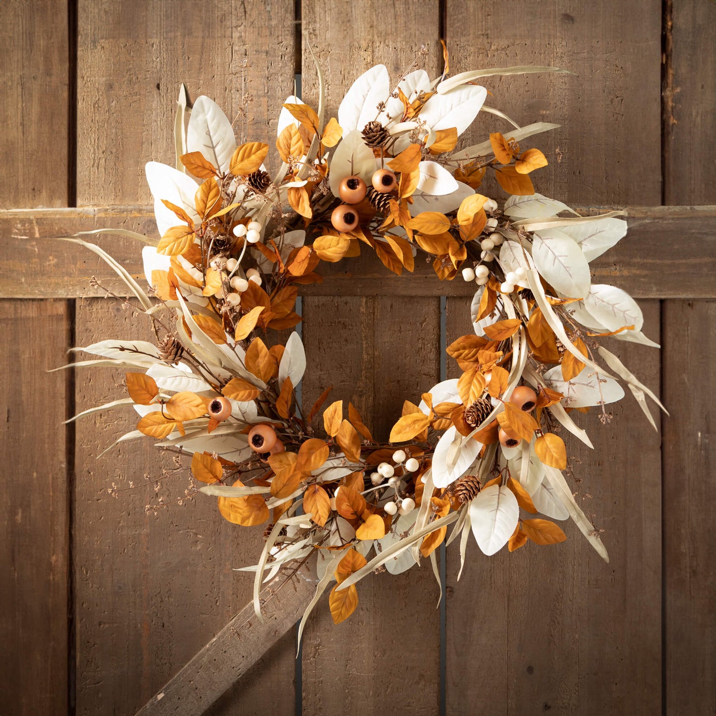 Fall Mixed Foliage Wreath