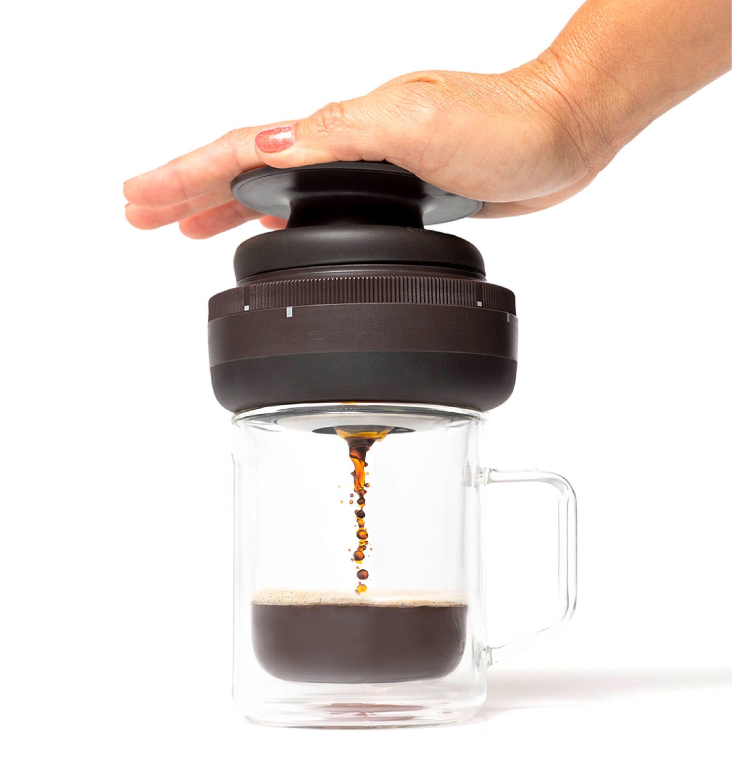 Corkcicle Coffee Palmpress- Espresso Black
