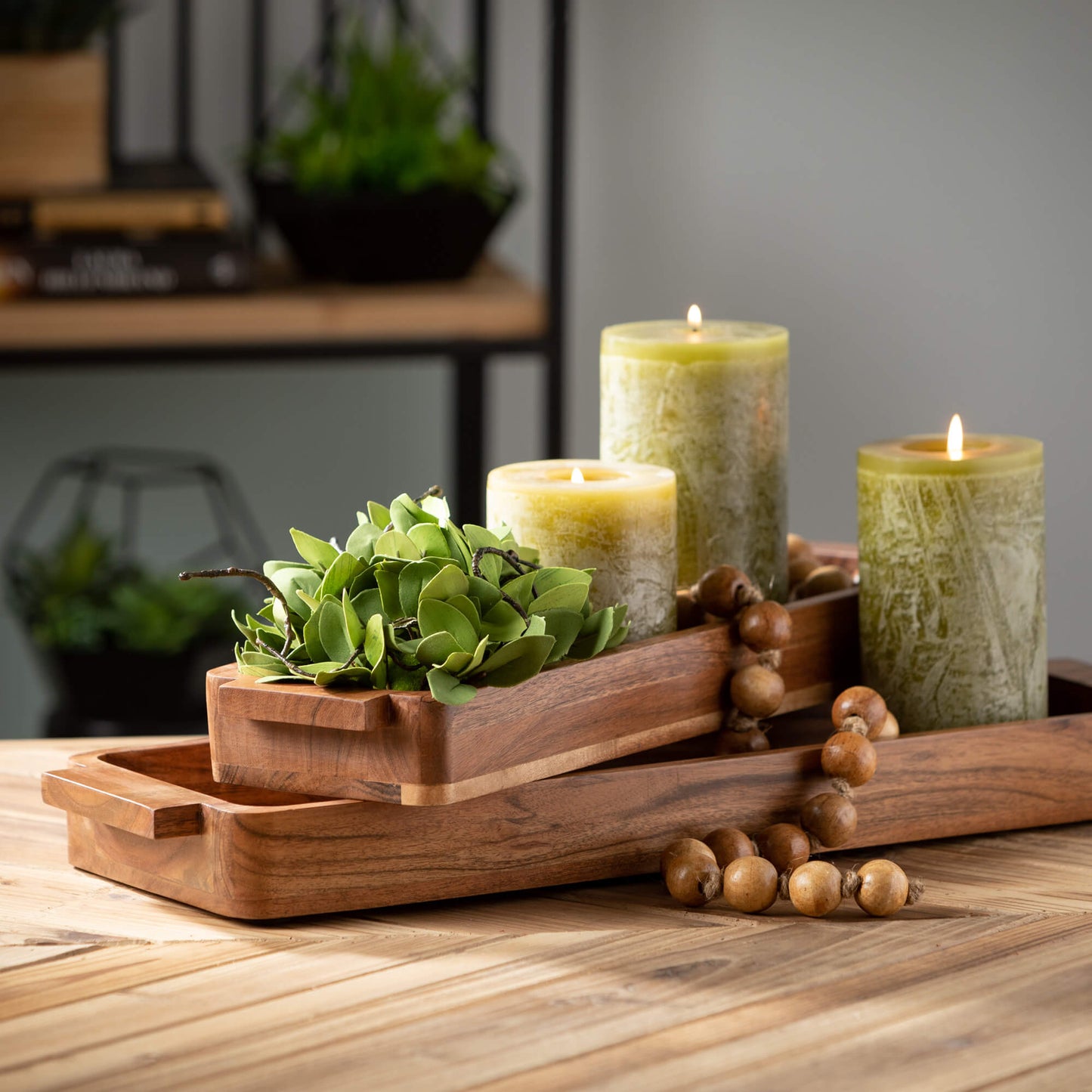Natural Wood Trays (3 Sizes)