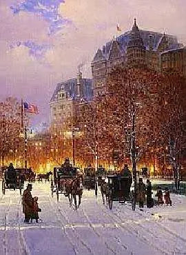 A Stroll On The Plaza. G Harvey