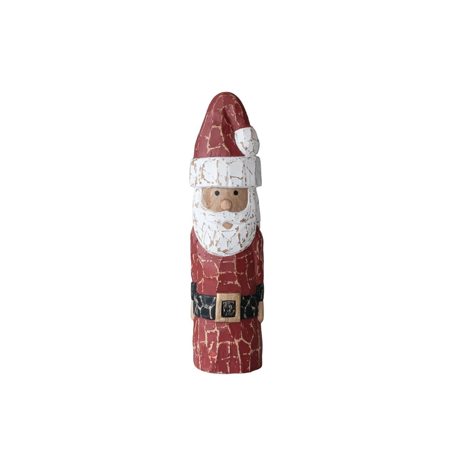 Handmade Mango Wood Santa