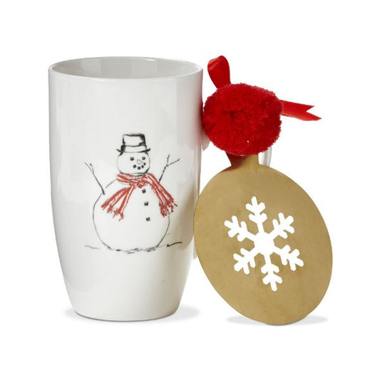 Let It Snow Mug and Snowflake Stencil Set