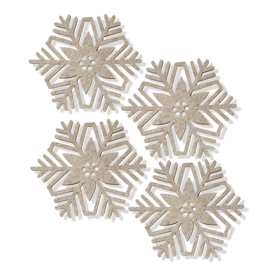 Snowflake Coaster Set/ 4