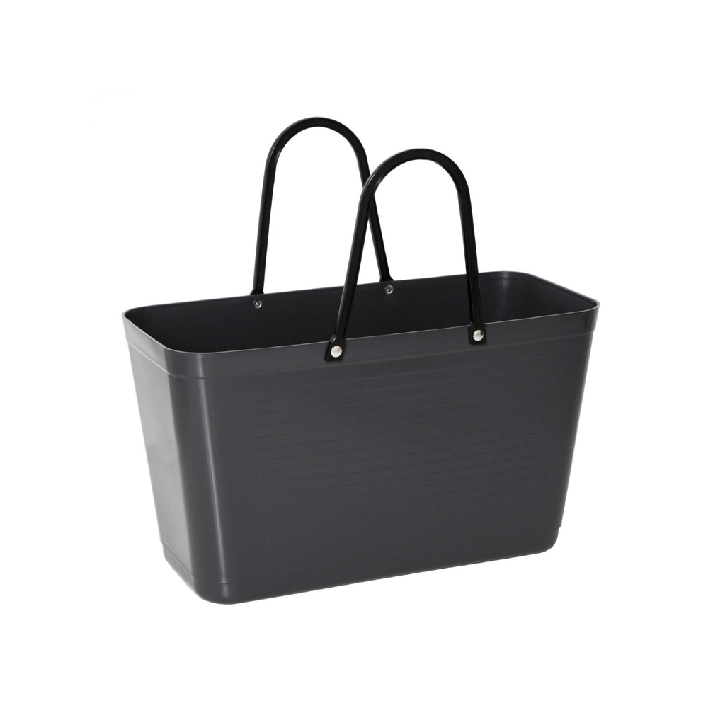 Hinza Bag, Traditional Plastic - Dark Gray