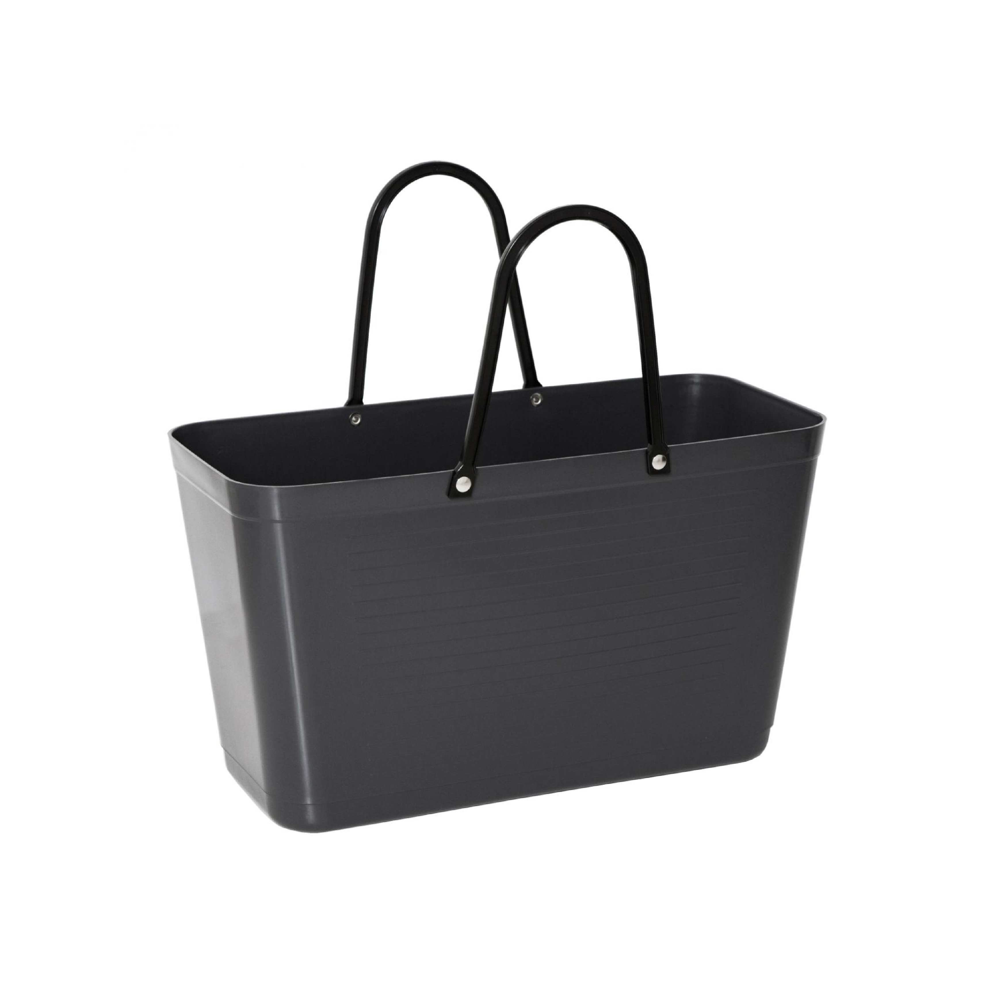 Hinza Bag, Traditional Plastic - Dark Gray