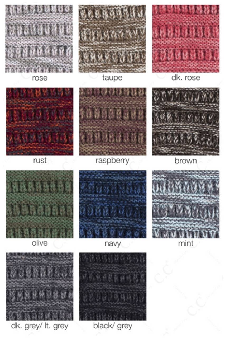 Hana - C.C Multi Color Gloves with Lining Inside