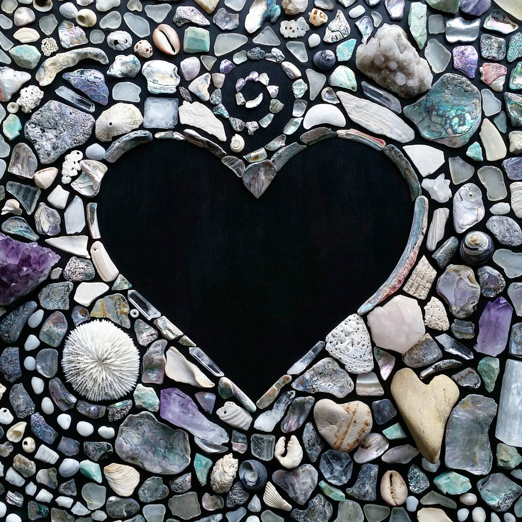 Sarah Smiles Creations - Shells & Stones • Beach Greeting Card • Shoreline Love