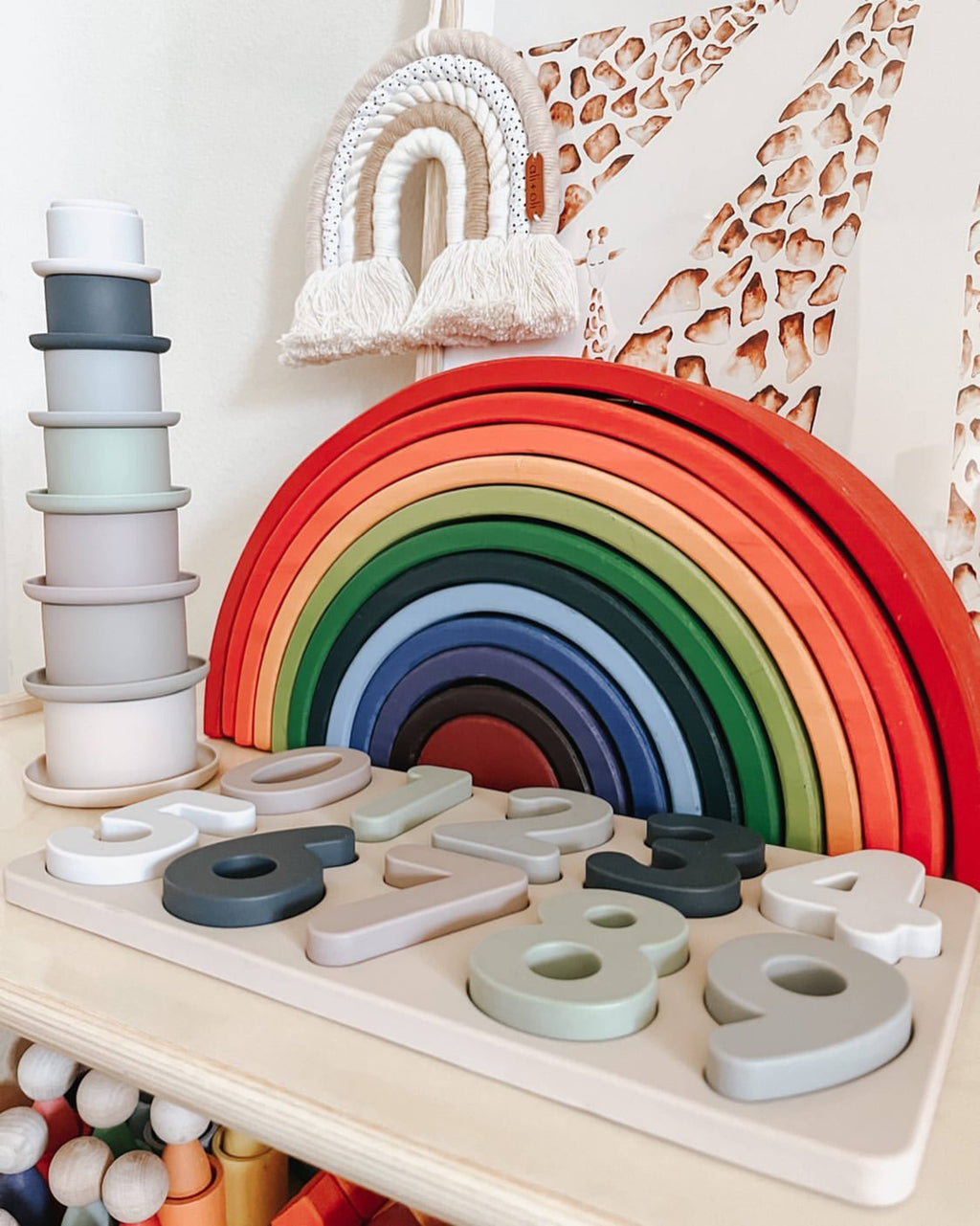 Soft Silicone Number Puzzle (11-pc) for Toddlers