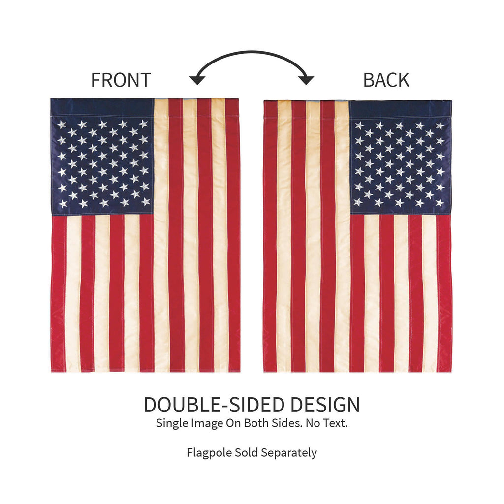Tea Stained Patriotic American Flag
