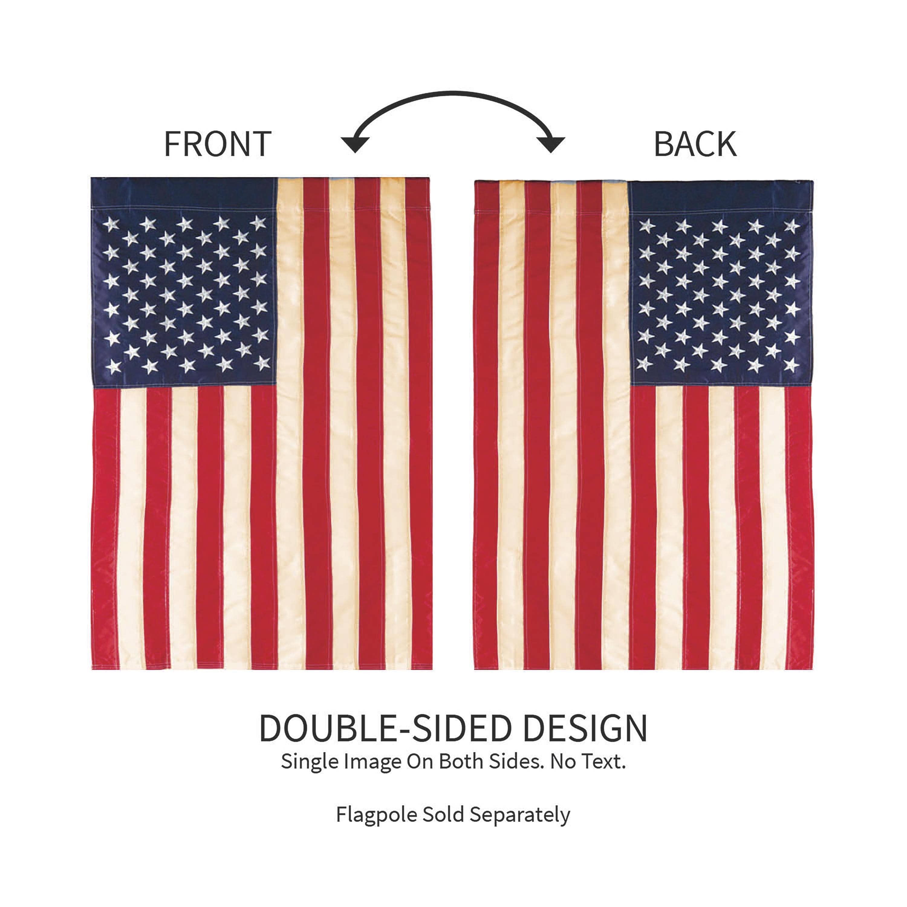 Tea Stained Patriotic American Flag