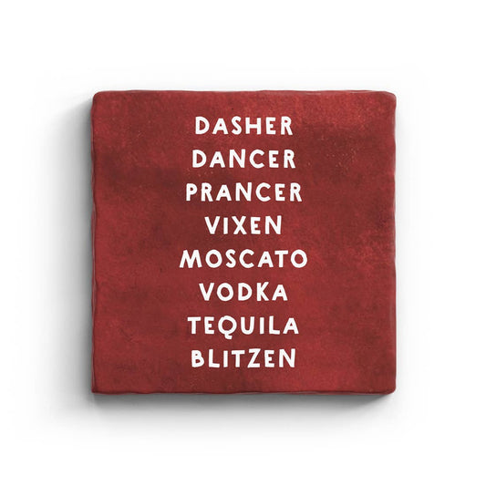 Blitzen - Marble Coaster (Christmas)