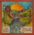 Sticks - "99 Counties" | Iowa Wall Plaque - 6x6