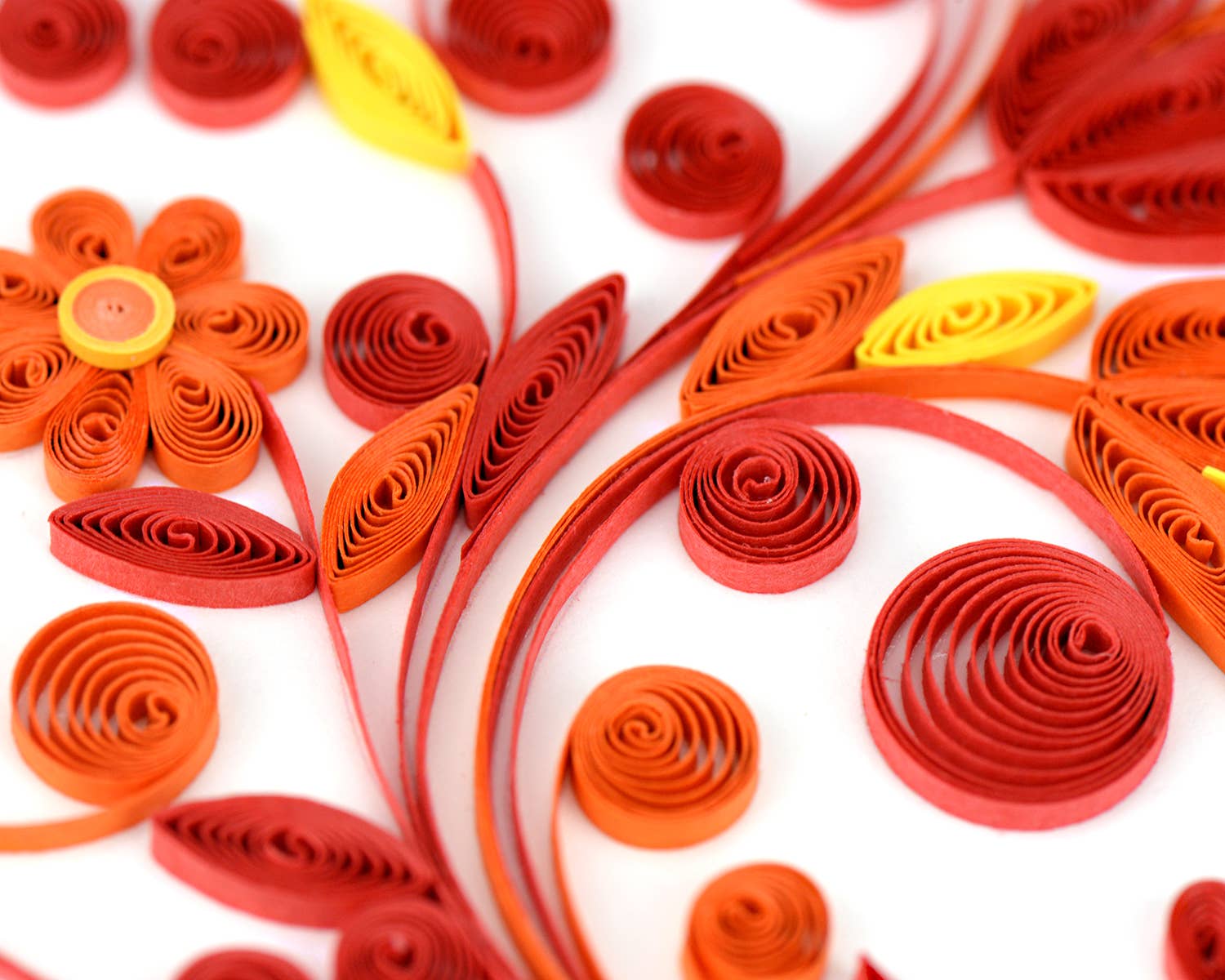 Quilling Greeting Card - Heart Quilled Love Card