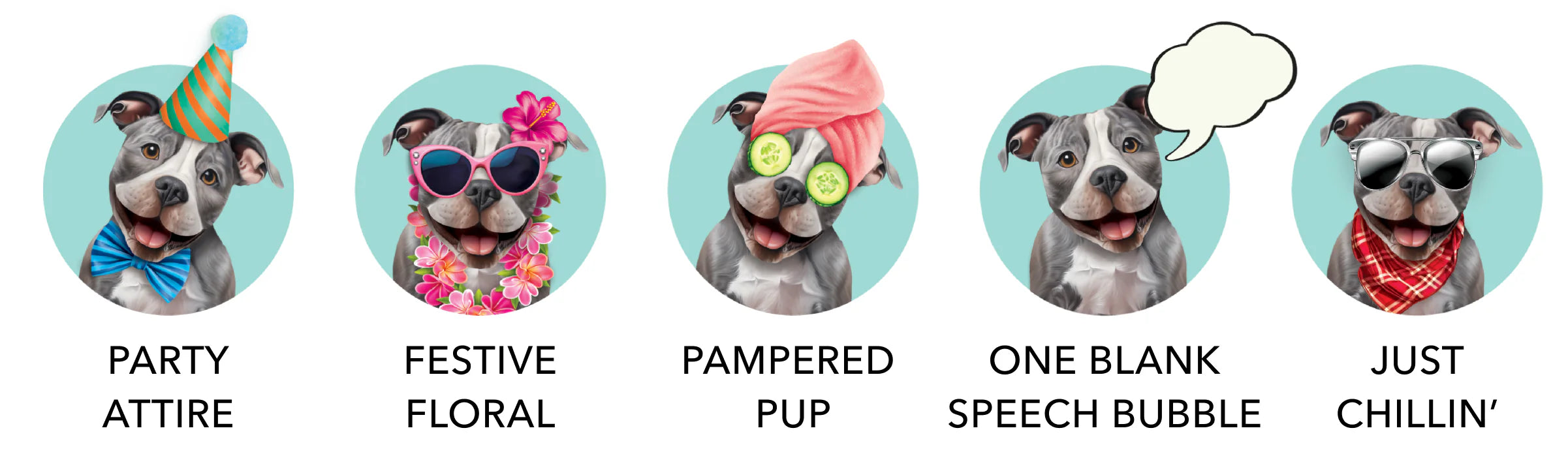 Freshcut Paper. Gray Pitbull - Pop Up Greeting Card