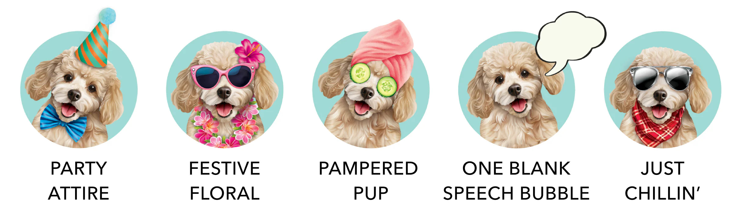 Freshcut Paper. Poodle - Pop Up Greeting Card