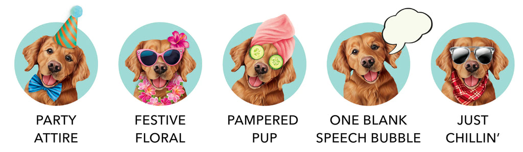 Freshcut Paper. Golden Retriever - Pop Up Greeting Card