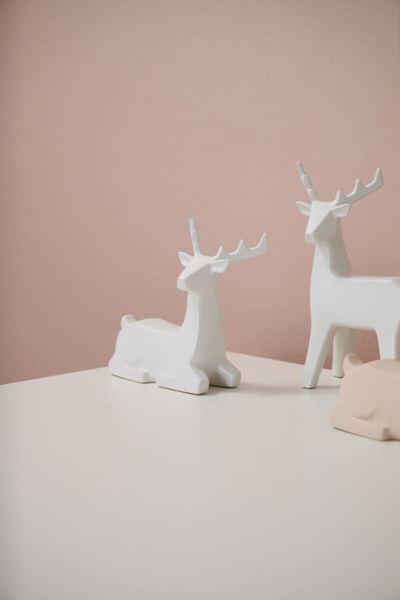 Minimal Deer Figurine